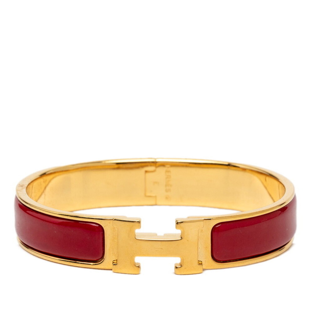 HERMES Red Charm Bracelet